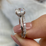 Darya Engagement Ring 2.50 Carat White Gold