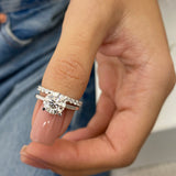 Darya Bridal Set Rings Set 2.5ct TCW, 14K Gold