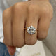 Freya Engagement Ring 3ct TCW, 14K Gold