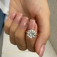 Freya Engagement Ring 3ct TCW, 14K Gold