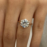 Freya Engagement Ring 3 Carat Rose Gold