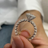 Brielle Engagement Ring 2.8ct TCW, 14K Gold