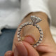 Brielle Engagement Ring 2.8ct TCW, 14K Gold