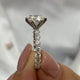 Brielle Engagement Ring 2.8ct TCW, 14K Gold
