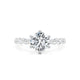 Brielle Engagement Ring 2.8ct TCW, 14K Gold