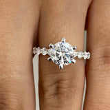 Brielle Engagement Ring 2.80 Carat White Gold