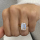 Pery Engagement Ring 5ct TCW, 14K Gold
