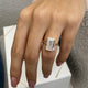 Pery Engagement Ring 5ct TCW, 14K Gold