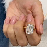 Pery Engagement Ring 5ct TCW, 14K Gold