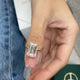 Pery Engagement Ring 5ct TCW, 14K Gold