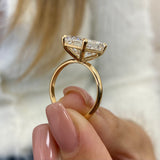 Pery Engagement Ring 5ct TCW, 14K Gold