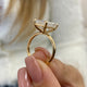Pery Engagement Ring 5ct TCW, 14K Gold