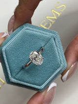 Kairi Engagement Ring 2.10 Carat White Gold