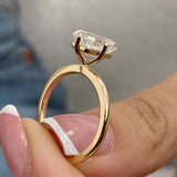 Saylor Engagement Ring 2ct TCW, 14K Gold