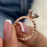 Brynlee Engagement Ring 2.8ct TCW, 14K Gold