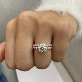 Brynlee Bridal Set Rings Set 3.7ct TCW, 14K Gold