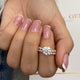 Brynlee Bridal Set Rings Set 3.7ct TCW, 14K Gold