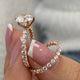 Brynlee Bridal Set Rings Set 3.7ct TCW, 14K Gold