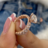 Brynlee Bridal Set Rings Set 3.7ct TCW, 14K Gold