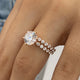 Brynlee Set - Diamond Engagement ring with matching band, 18K Gold