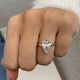 Katherine Engagement Ring 2.10 Carat White Gold