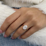 Mary Engagement Ring 1.1ct TCW, 14K Gold