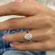 Mary-set Bridal Set Rings Set 1.6ct TCW, 14K Gold