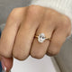 Millie Engagement Ring 1.5ct TCW, 14K Gold
