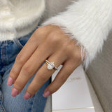 Solitaire with Matching Band