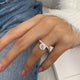 Daisy-set Bridal Set Rings Set 2.7ct TCW, 14K Gold
