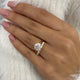 Daisy-set Bridal Set Rings Set 2.7ct TCW, 14K Gold