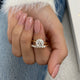 Daisy-set Bridal Set Rings Set 2.7ct TCW, 14K Gold