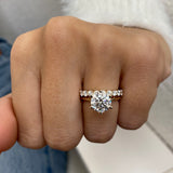 Solitaire with Matching Half Eternity Band