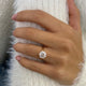 Daisy Engagement Ring 2ct TCW, 14K Gold