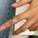 Daisy Engagement Ring 2ct TCW, 14K Gold
