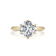 Daisy Engagement Ring 2ct TCW, 14K Gold