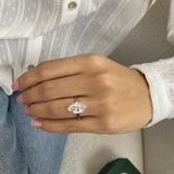 Kith Engagement Ring 3ct TCW, 14K Gold