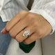 Kith Engagement Ring 3ct TCW, 14K Gold