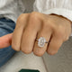Lir Engagement Ring 5ct TCW, 14K Gold