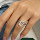 Lir Engagement Ring 5 Carat White Gold