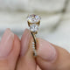 Andrea Engagement Ring 2.2ct TCW, 14K Gold