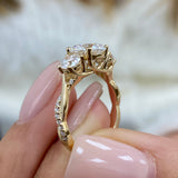 Andrea Engagement Ring 2.2ct TCW, 14K Gold