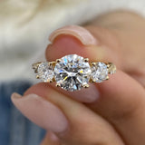 Andrea Engagement Ring 2.2ct TCW, 14K Gold