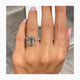 Mila Engagement Ring 5.3ct TCW, 14K Gold
