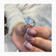 Monica Engagement Ring 5.6ct TCW, 14K Gold