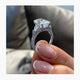 Monica Engagement Ring 5.6ct TCW, 14K Gold