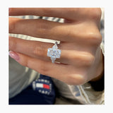 Monica Engagement Ring 5.60 Carat White Gold
