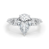 Lea Engagement Ring 3ct TCW, 14K Gold