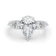 Lea Engagement Ring 3ct TCW, 14K Gold