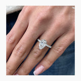 Yareli Engagement Ring 2.3ct TCW, 14K Gold